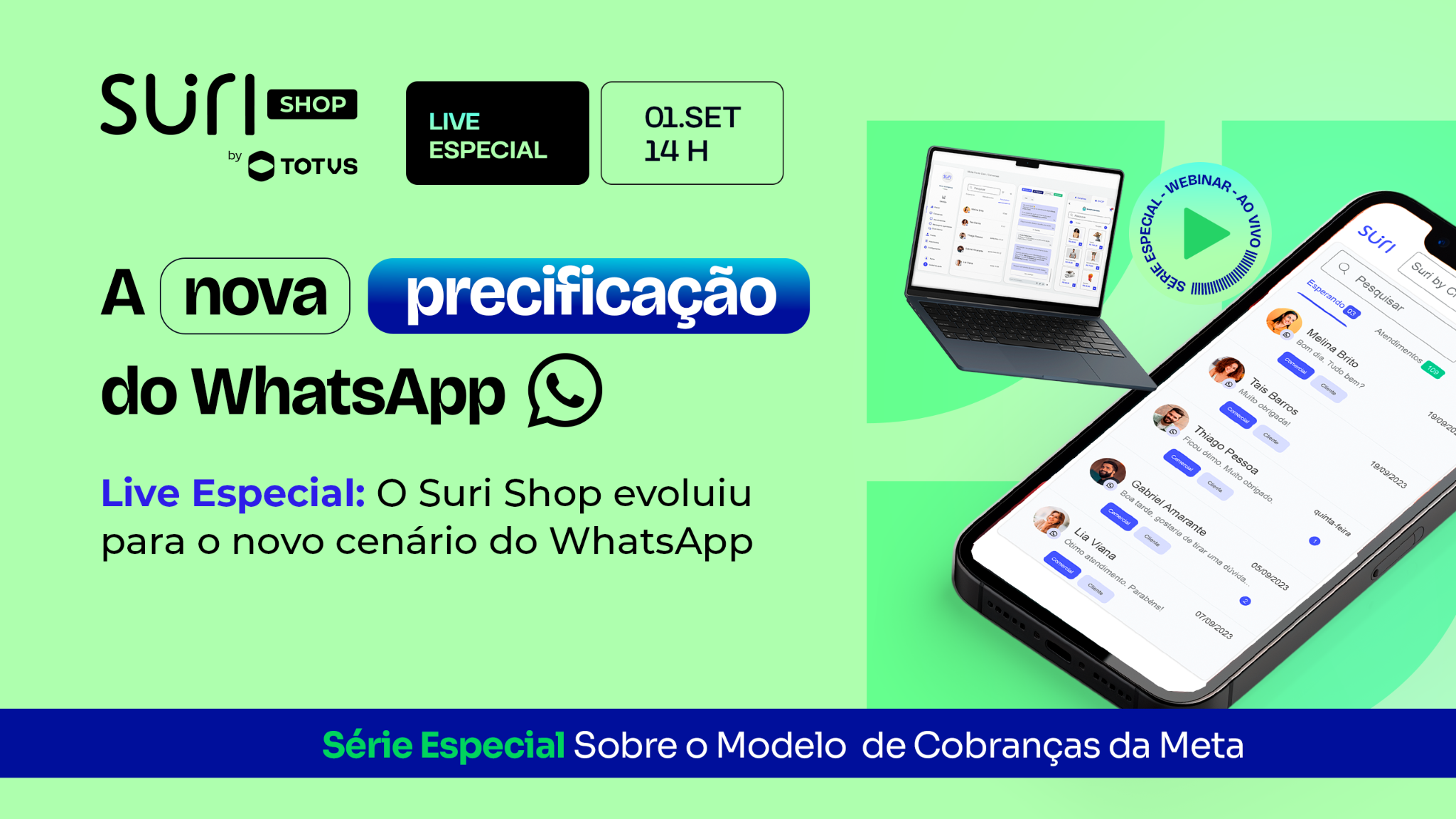 Live Especial — O Suri Shop evoluiu para o novo cenário do WhatsApp